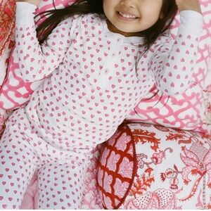 Roller Rabbit | size 8 | hearts pajama set